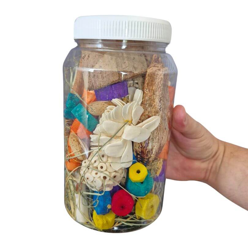 ParrotWell Forage Toy Jar