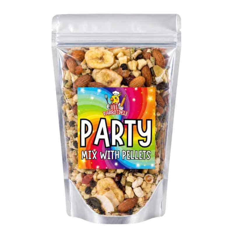 Parrot Deli Party Mix With Pellets