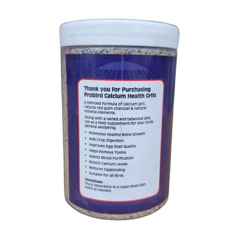 ProBird Calcium Health Grit 500g, calcium and mineral grit supplement for pet birds