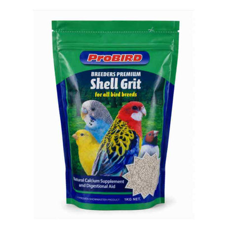 ProBird Fine Shell Grit 1kg – shell grit supplement for birds of all sizes