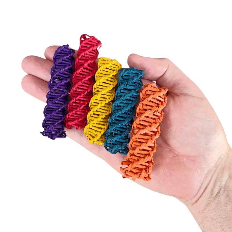 Rainbow Mini Wicker Sticks 5pk