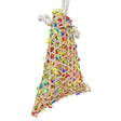 Rainbow Foraging Basket shown full length