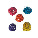 Rainbow Wicker Balls