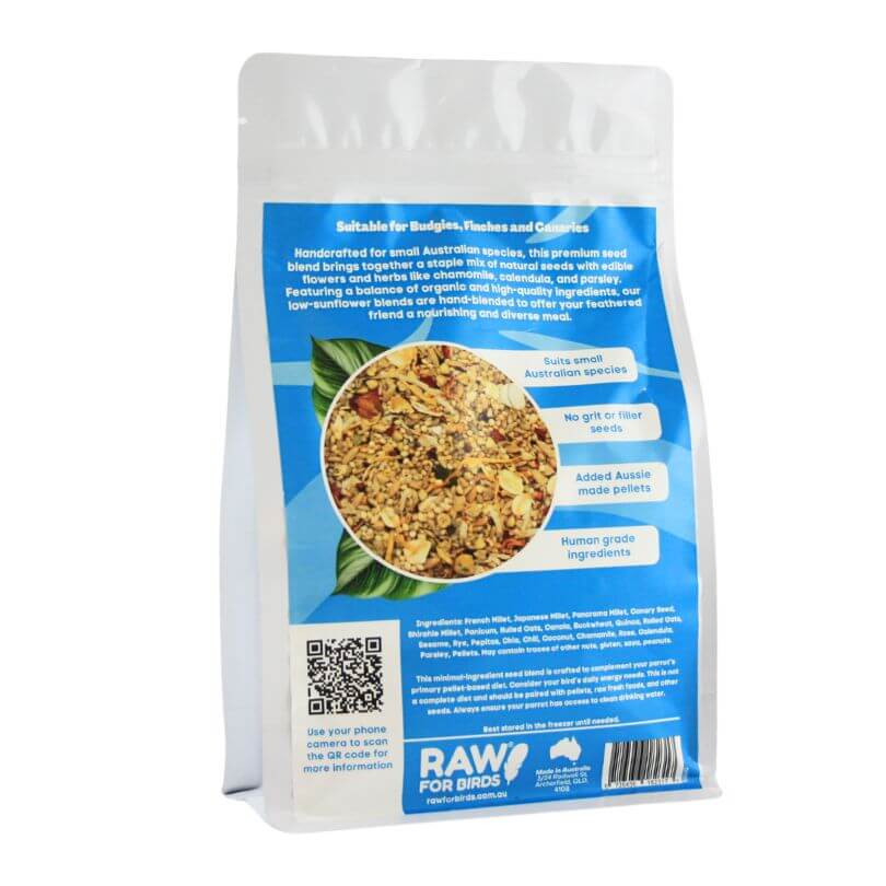 Raw for Birds Aussie Small Bird Seed Blend