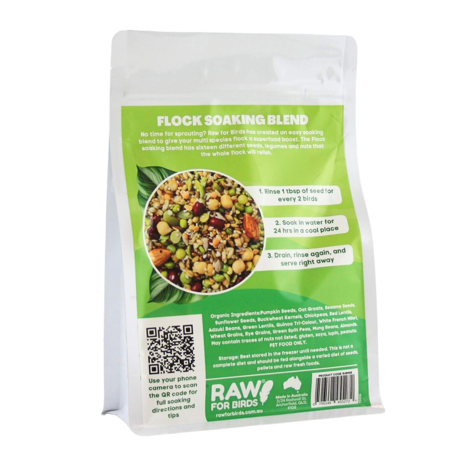 Raw for Birds Flock Soaking Blend