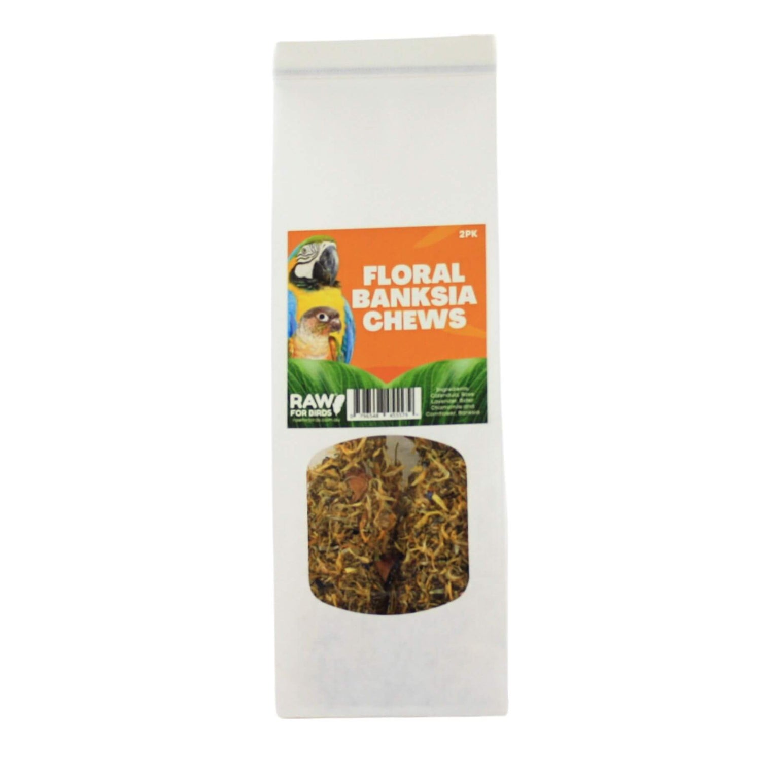 Raw for Birds Floral Banksia Chews 2pk