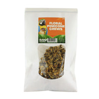 Thumbnail for Raw for Birds Floral Pinecone Chews 2pk