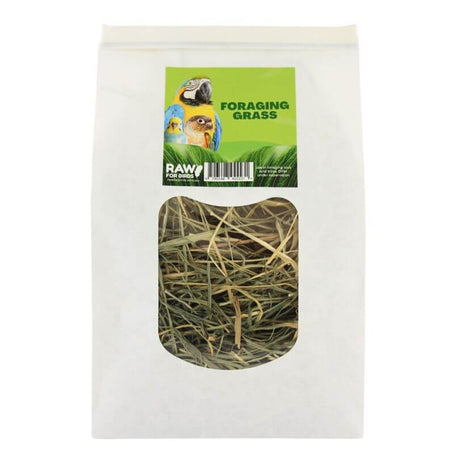 Raw for Birds Foraging Grass