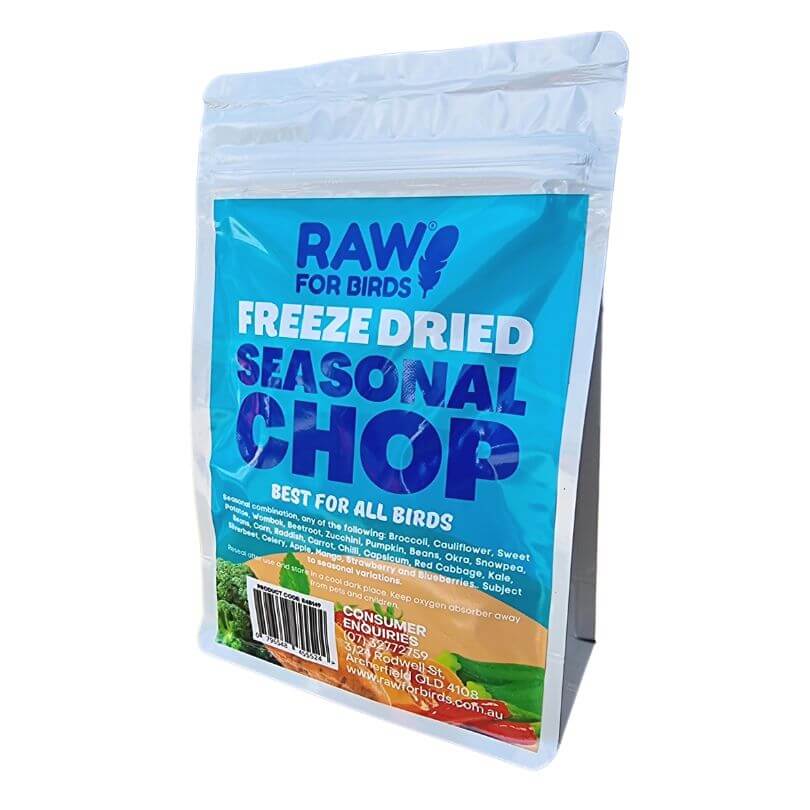 Raw for Birds Freeze Dried Seasonal Chop