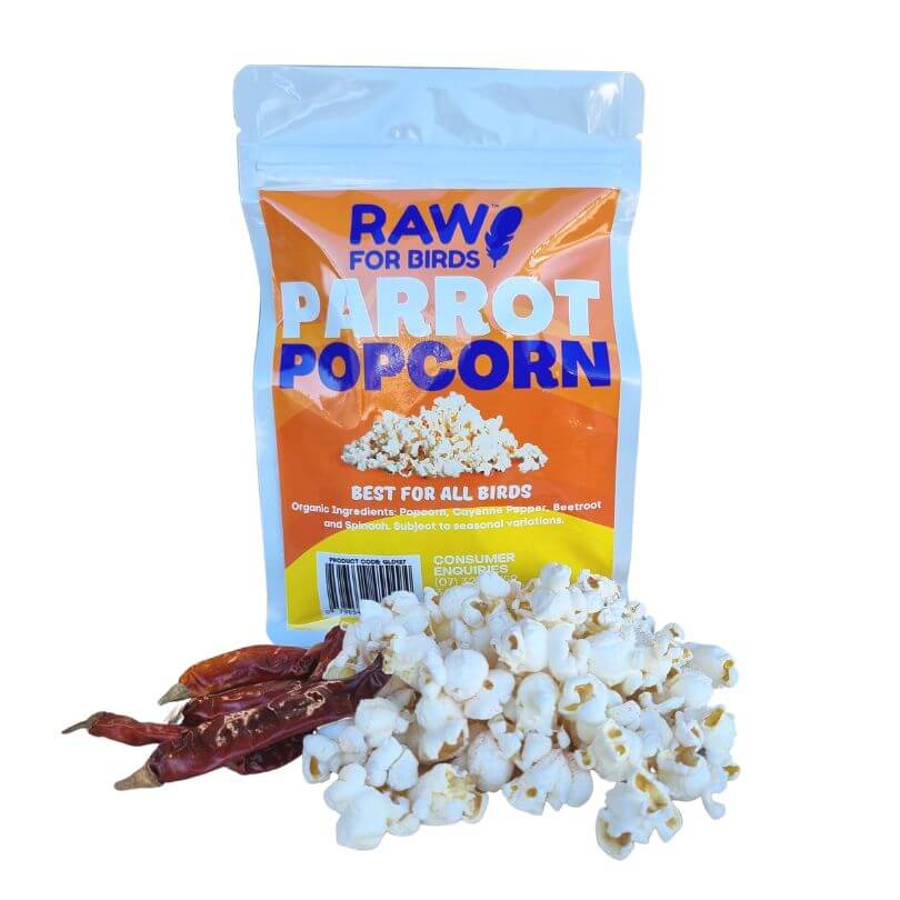 Raw for Birds Parrot Popcorn