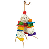 Simple Wicker and Block Dangle