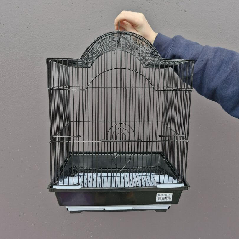 Small Bird Scallop Top Travel Cage 45205