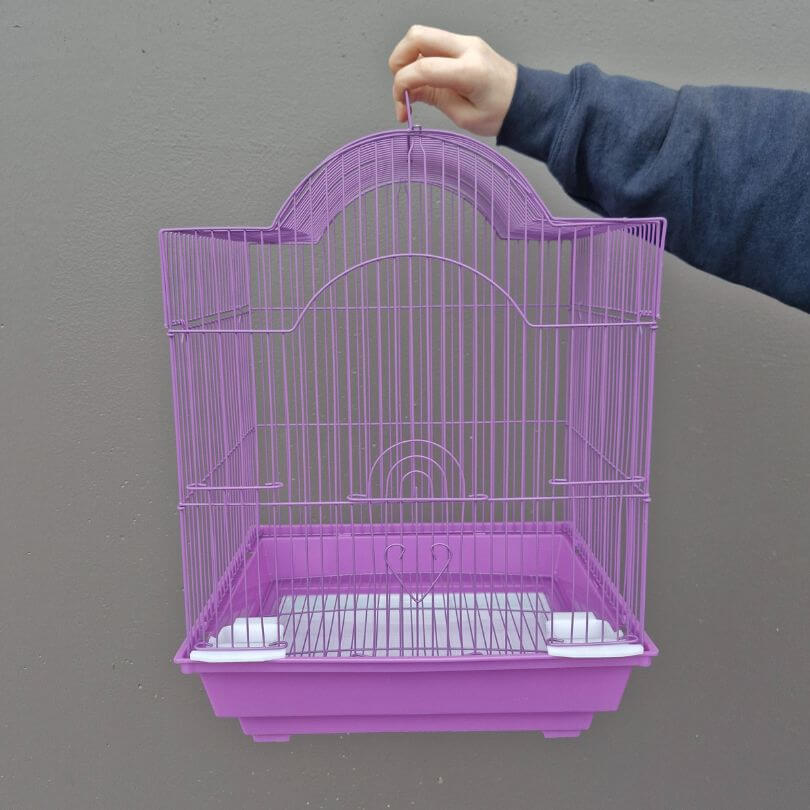 Small Bird Scallop Top Travel Cage 45205