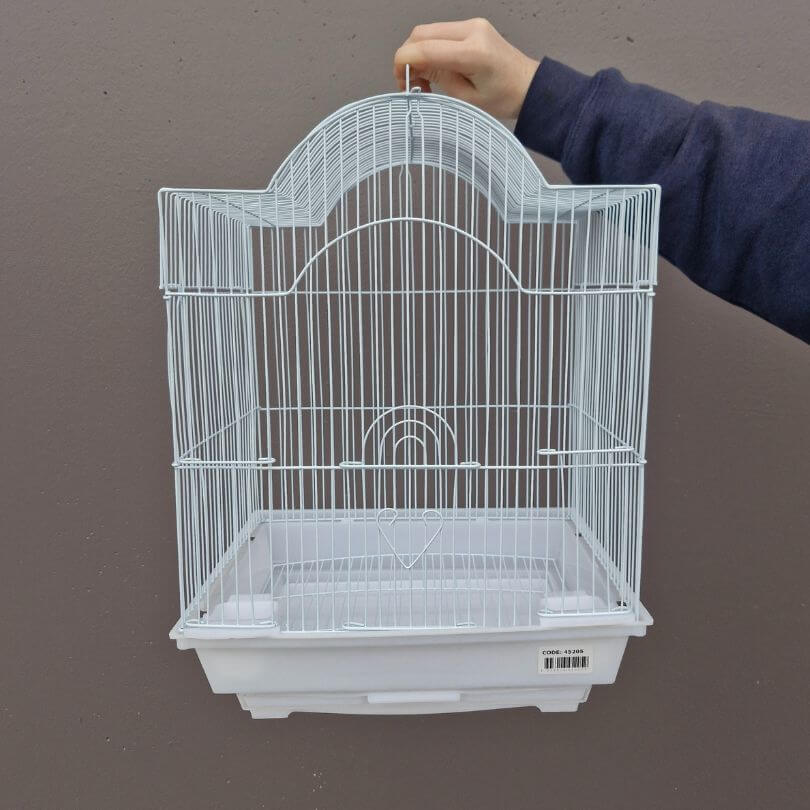 Small Bird Scallop Top Travel Cage 45205