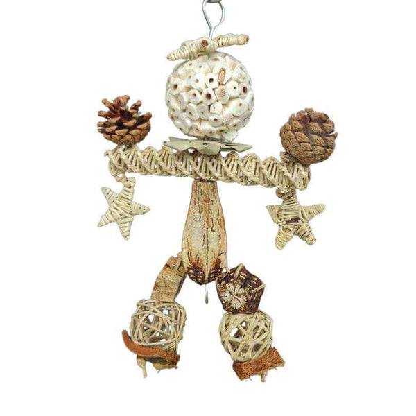 Sola Star Buddy – coconut, wood and mahogany chew toy for small birds