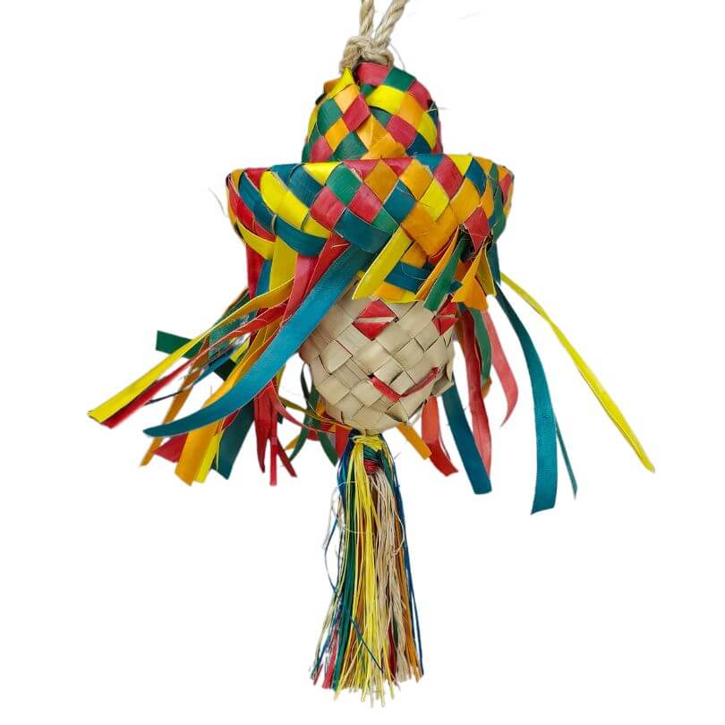 Mini Piñata Sombrero de Cumpleaños 16,51 X 14,60 cm. Piñatas infantiles .  La Superpapelería