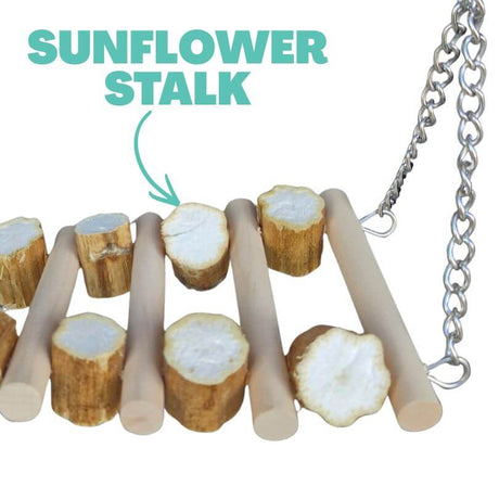 Sunflower Stalk Suspension Bridge