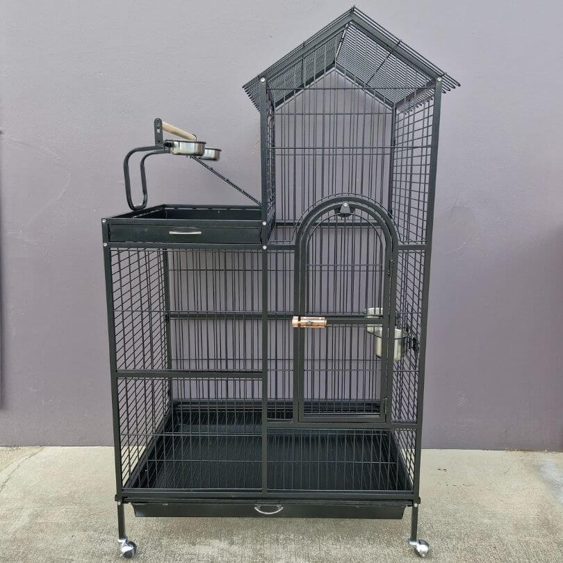Illustration of Largest Parrot Cage With Play Area