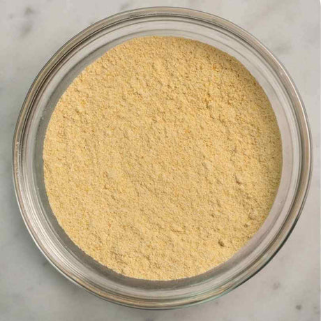 top down image of the handrearing formula that is a yelow colour