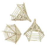 Wicker Cone 3pk