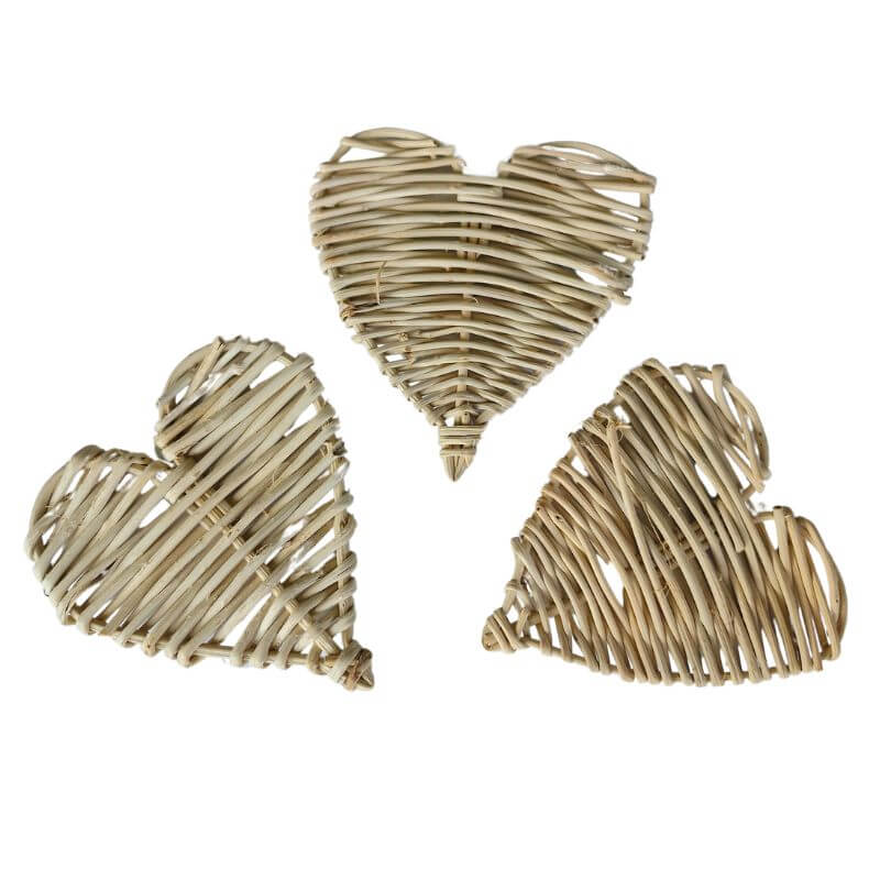 Wicker Heart Foot Toys