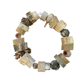 Medium Birdnerd Natural Ring native wood and gumnut bird chew toy