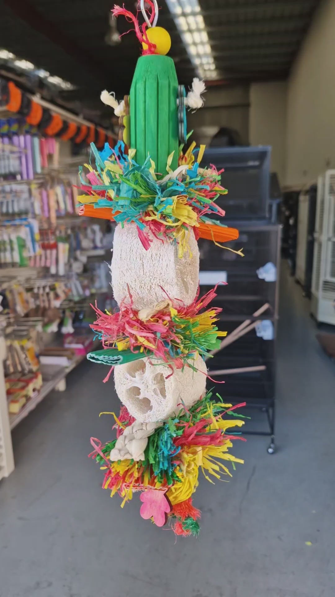 Rainbow Loofa Tower