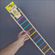 Large colourful grit ladder perch for pet birds