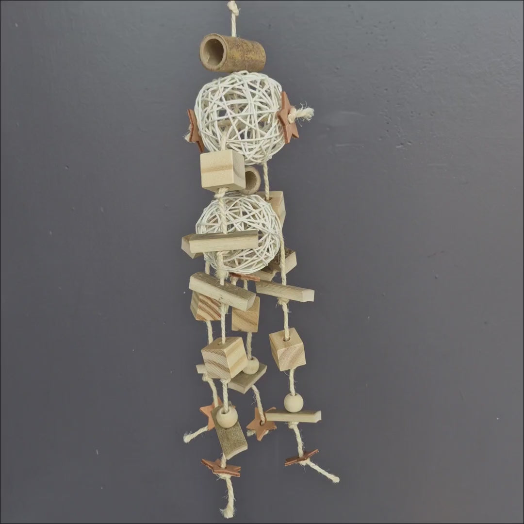 Double Hanging Ball and Stars