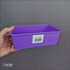 Plastic Rectangle Bird Bowl – plastic bird bowl for birds of all sizes