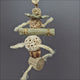 Mini Chew Tower, cardboard, sola, reed, wicker, sisal and palm chew toy for budgies, cockatiels and small parrots