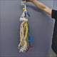 Bluebottle Jellyfish – seagrass, wicker and sisal rope bird toy for large parrots