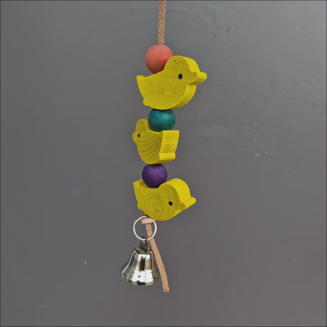 Birdie Wooden Ducky Nibble