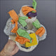 Java Wheel Percher bird toy with natural wood perching areas