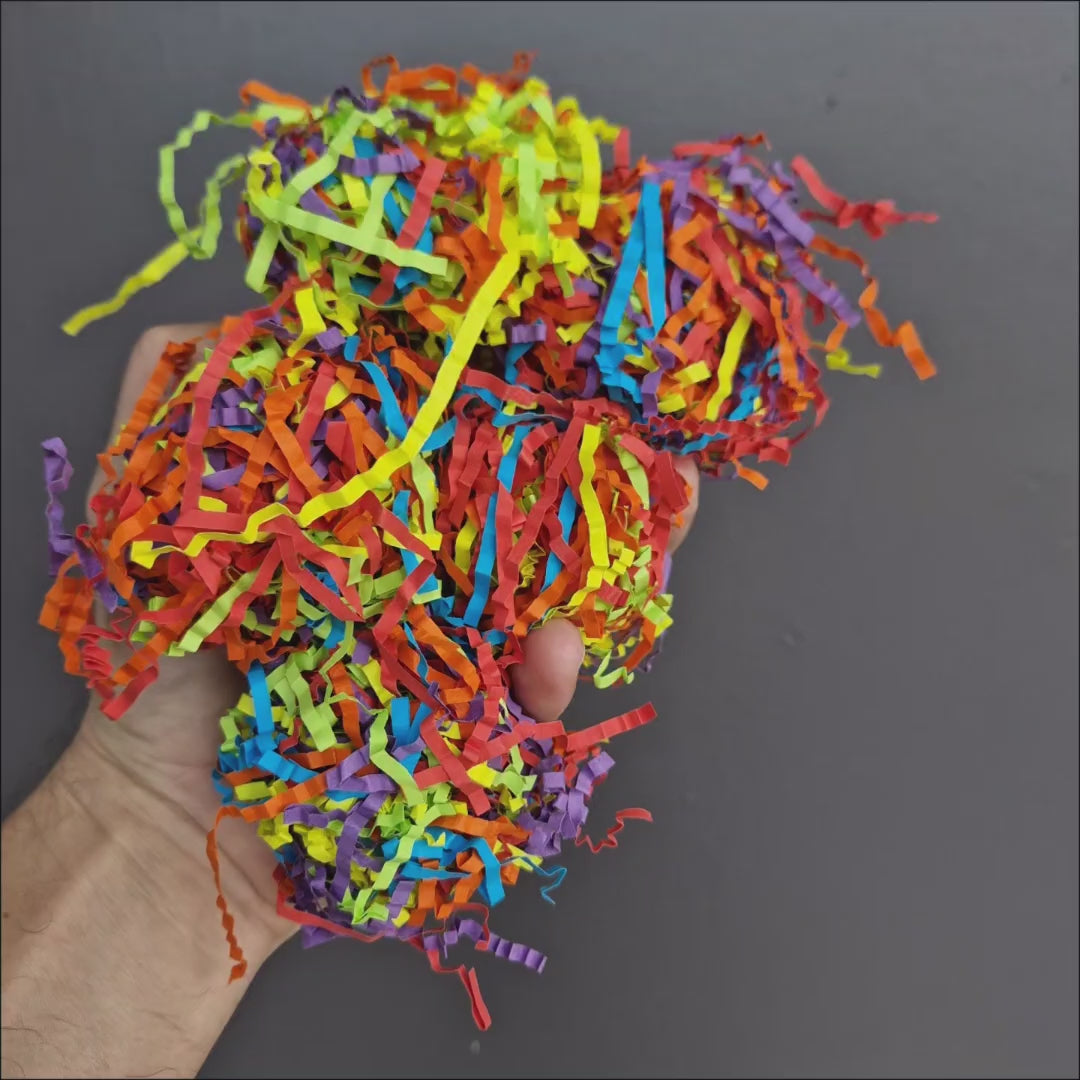 Feathered Friends Shredded Paper Refill, shredded paper filler for bird foraging toys and trays