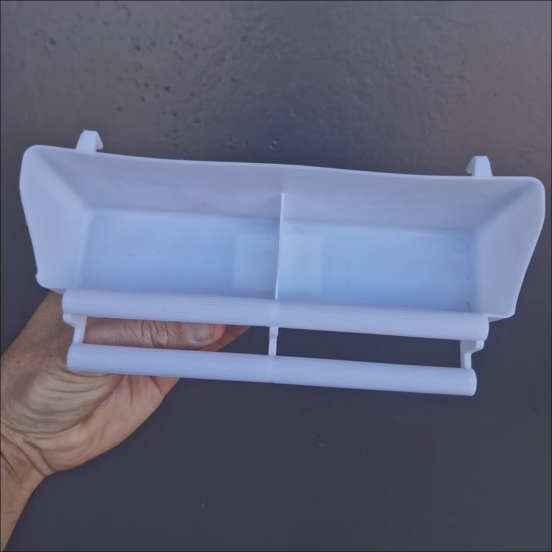Double White Hook Bowl