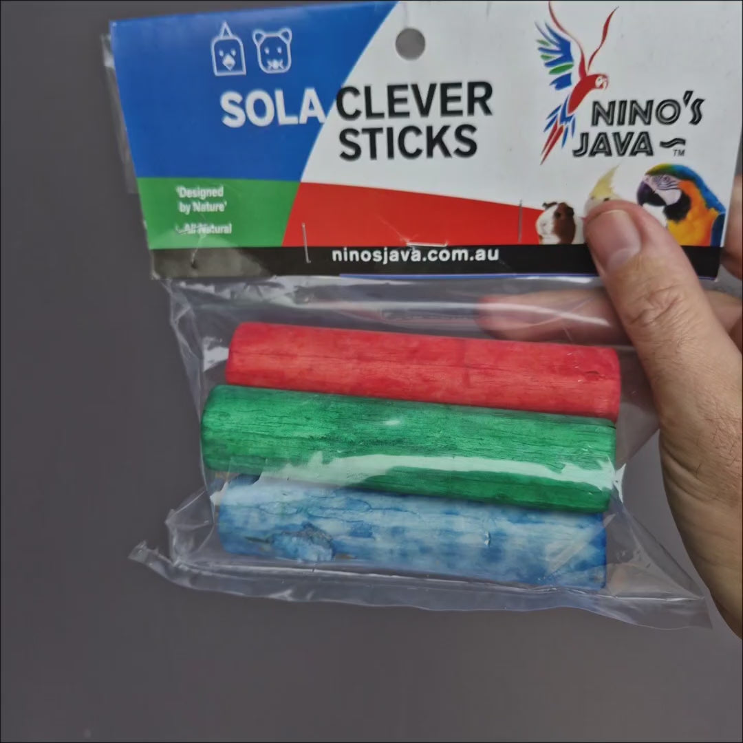 Ninos Rainbow Sola Chew Sticks 4pk