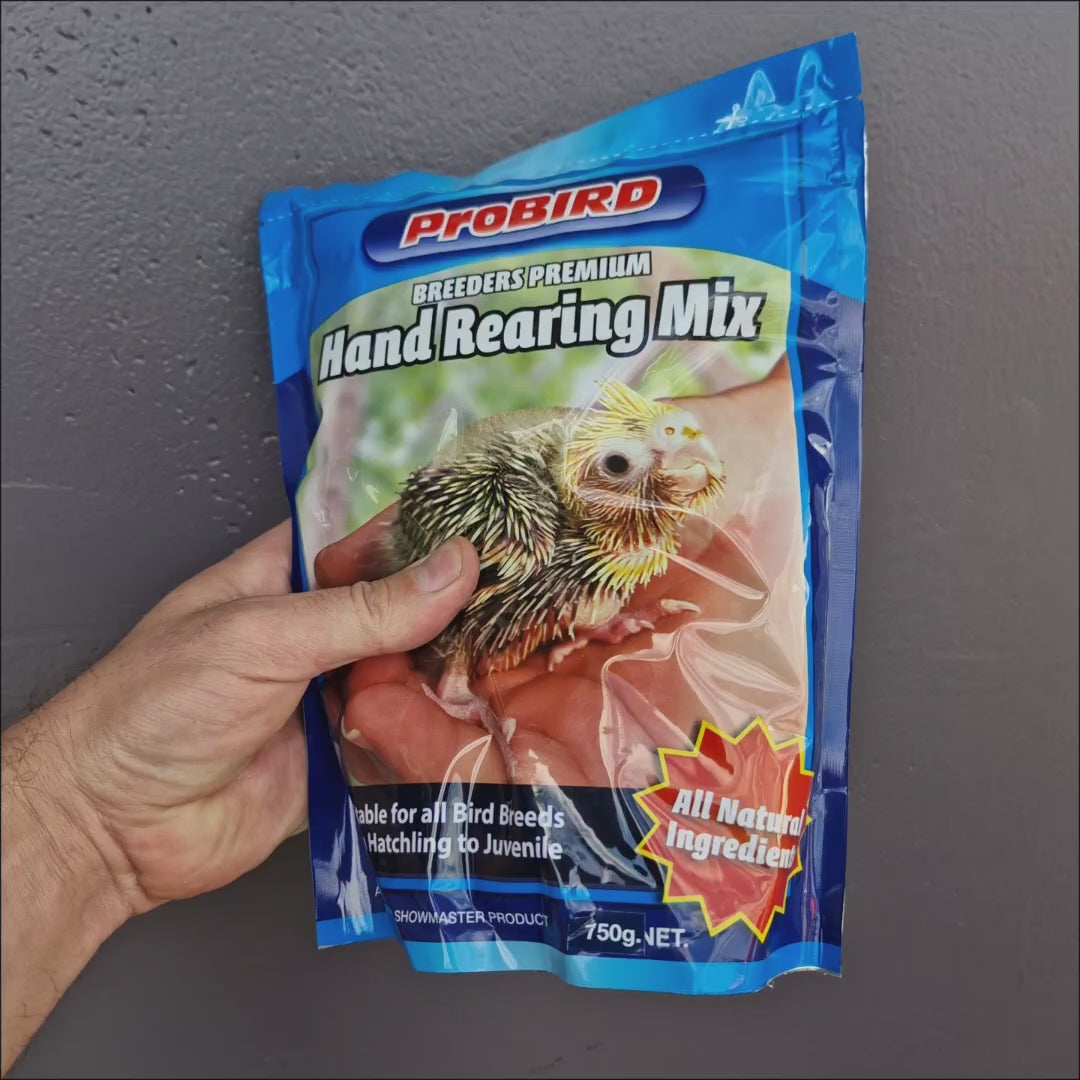 ProBird Hand Rearing Mix 750g, Australian made hand rearing food for chicks from hatchling to juvenile