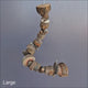 Birdnerd Natural Spiral - bendable Australian native wood and gumnut chew toy for parrots