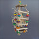 Jellyfish Climb and Shred – java wood, coconut and raffia bird toy for birds of all sizes