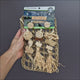Seagrass Tassel Wall – coconut, seagrass and wicker foraging toy for birds of all sizes