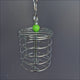 Round Foraging Baffle bird toy filled with treats for foraging