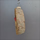 Feathered Friends Coco Eclipse Small, natural coconut shell and wood chew toy for parrots