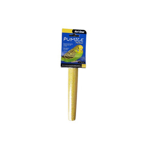 Small Pumice Perch with a textured cylindrical surface and washer attachment