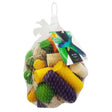 Baffle Foraging Cage large refill pack with colourful wooden shapes