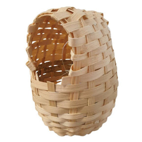 Large woven Cane Finch Nest with a round entrance opening