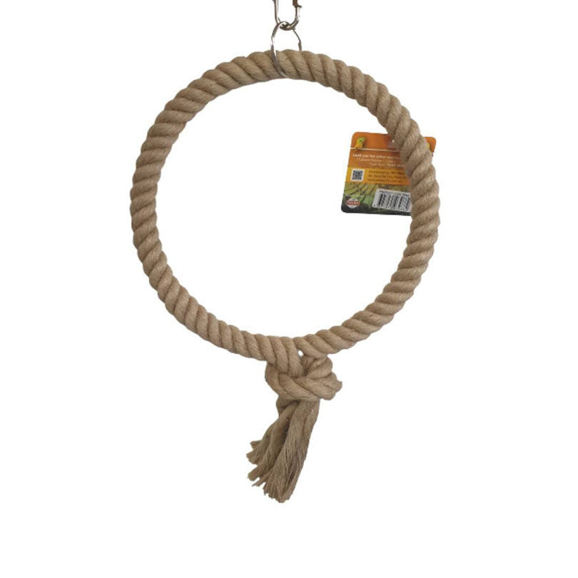 Ring Rope Swing Jute Ring Swings – Queenslander Aviaries