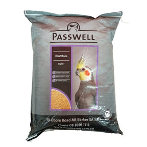 Passwell Small Bird Crumbles pack shown from the front