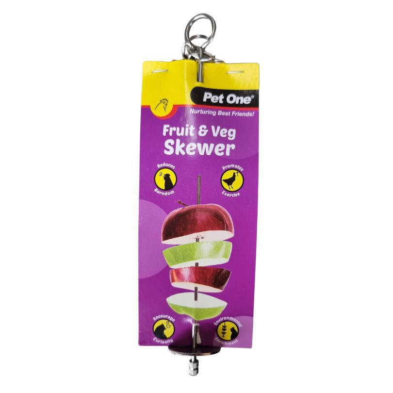 Poultry Fruit and Veggie Skewer