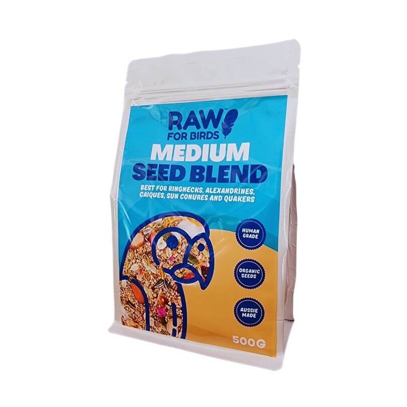 Raw for Birds Medium Parrot Seed Blend